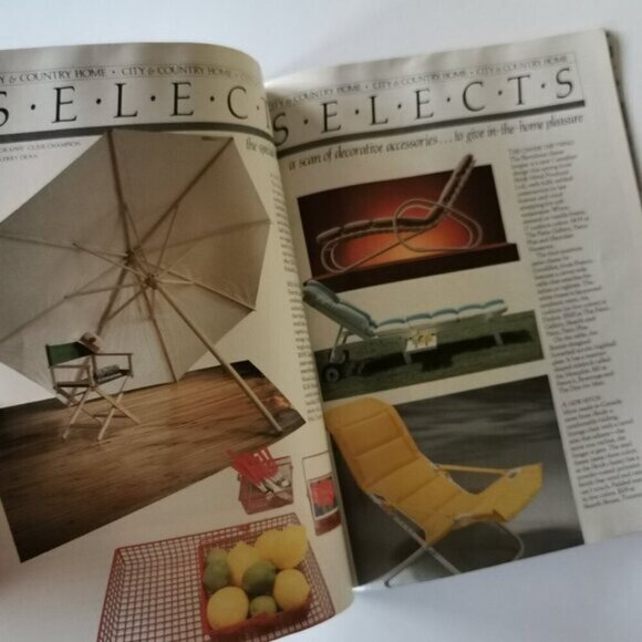 May 1984 City & Country Home Magazine Cdn Toronto Frances Dafoe Vintage Design - Picture 6 of 7